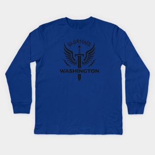 Glorious Washington Kids Long Sleeve T-Shirt